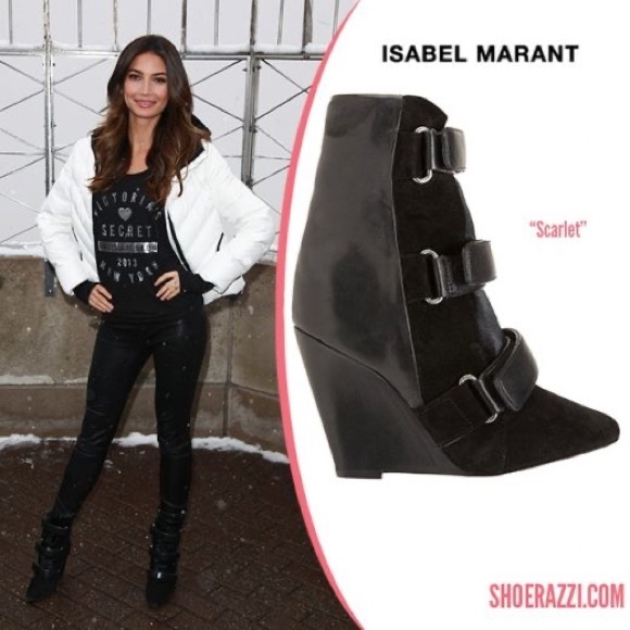 Isabel Marant Runway Scarlet Black Boots 38 - Picture 12 of 16